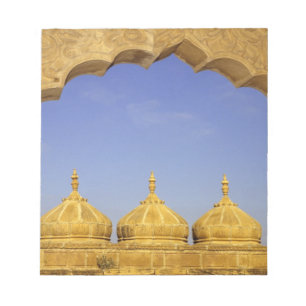 Bloco De Notas Índia, Rajasthan, Jaisalmer. Cúpulas de arenito