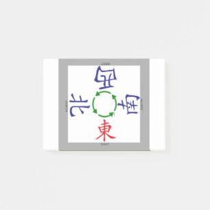 Bloco De Notas indicador de ventos mahjong