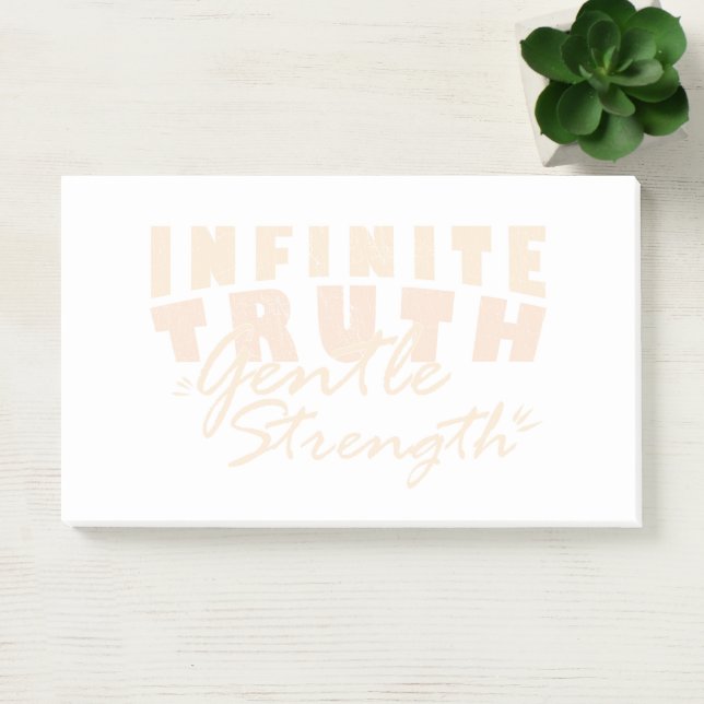 Bloco De Notas Infinite Truth, Gentle Strength  Post-it® Notes (Escritótio)