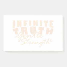 Bloco De Notas Infinite Truth, Gentle Strength  Post-it® Notes