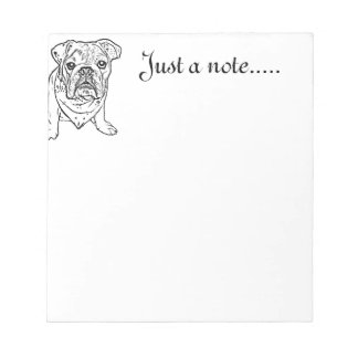 Bloco de notas inglês