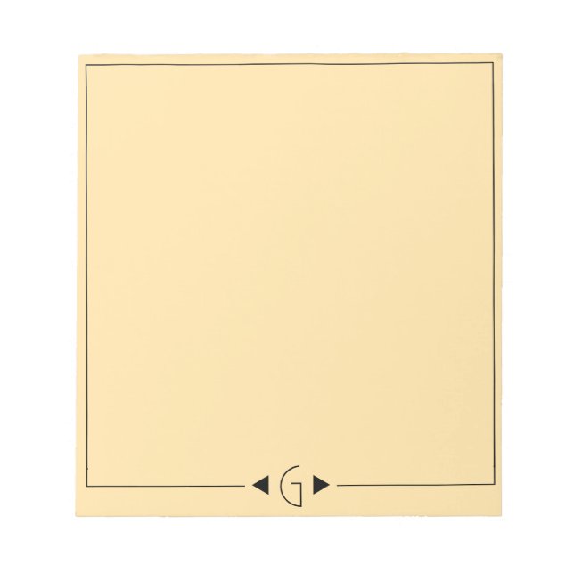 Bloco de Notas Inicial (Frente)