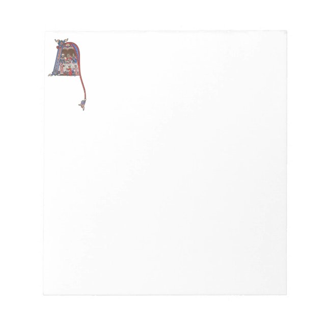 Bloco De Notas Inicial iluminada N (Frente)