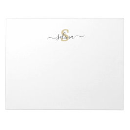 Bloco de notas inicial personalizado