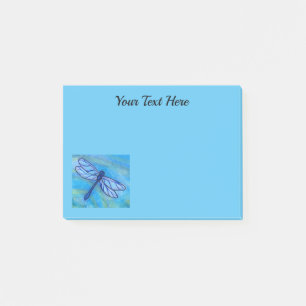 Bloco De Notas Inspiração Blue Dragonfly