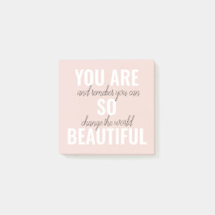 Bloco De Notas Inspiração Você É Uma Citação Positiva Tão 