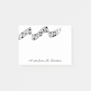 Bloco De Notas Instrumentos personalizados das notas musicais