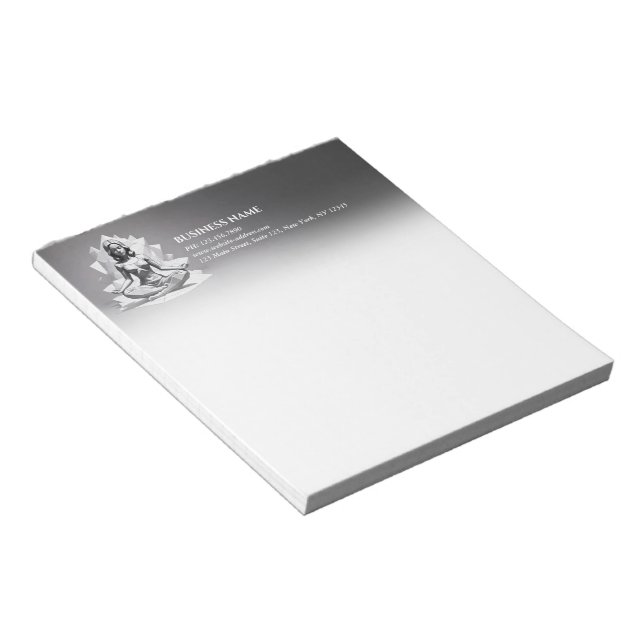 Bloco De Notas Instrutor de Meditação de Yoga Reiki Master Low Po (Inclinado)