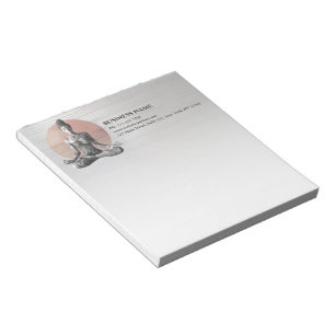 Bloco De Notas Instrutor de Meditação Yoga Reiki Master Lotus Pos