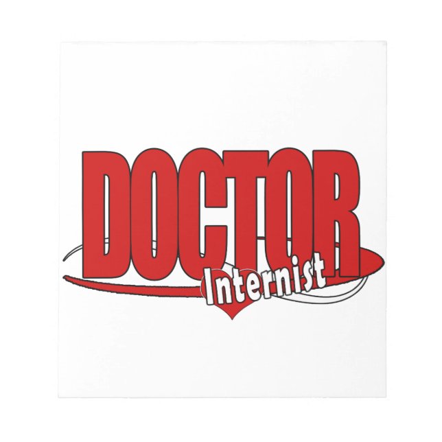 Bloco De Notas Internista do MÉDICO LOGO (Frente)