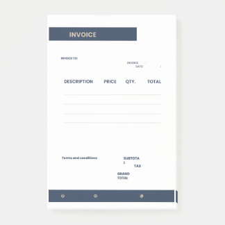 Bloco De Notas invoice