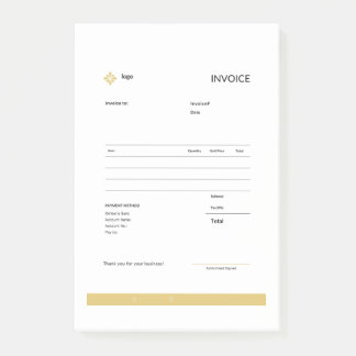 Bloco De Notas invoice 