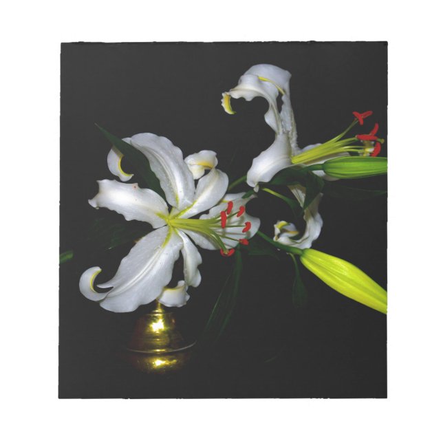 Bloco De Notas Irish Design-Brass and Flower Design (Frente)