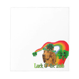 Bloco De Notas Irish Setter St Patricks