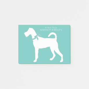 Bloco De Notas Irish Terrier Dog Puppy