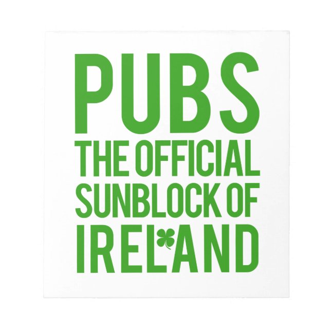 Bloco De Notas Irlanda (Frente)