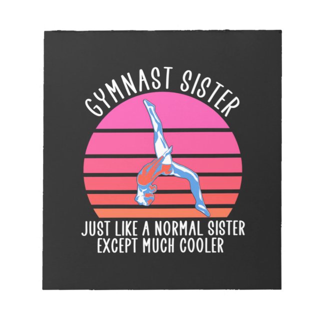 Bloco De Notas Irmã Gymnast (Frente)