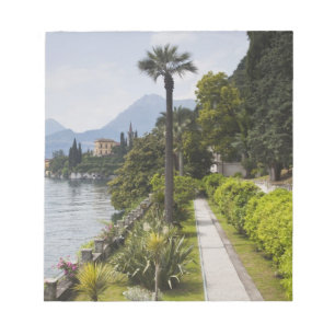 Bloco De Notas Itália, Província de Lecco, Varenna. Villa Monaste