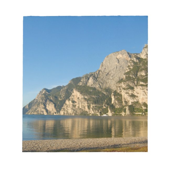 Bloco De Notas Itália, Riva del Garda, Lago Garda, Monte (Frente)