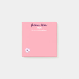 Bloco De Notas Itens de Marketing de negócios rosa personalizado