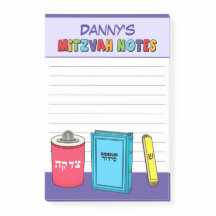 Itens Personalizados de Mitzvah - Roxo