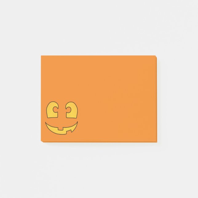 Bloco De Notas Jack 'o Lanterna (Frente)