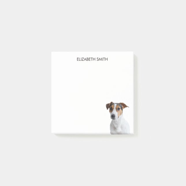 Bloco De Notas Jack Russell Terrier (Frente)