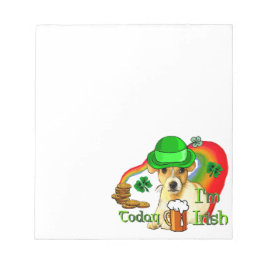 Bloco De Notas Jack Russell Terrier St Patricks