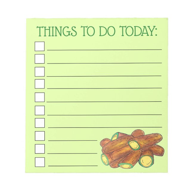 Bloco De Notas Jalapeño Poppers Green Hot Jalapeno Pepper (Frente)