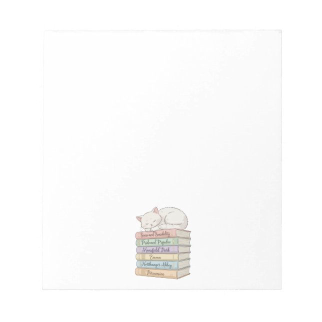 Bloco De Notas Jane Austen's Novels IX (Frente)