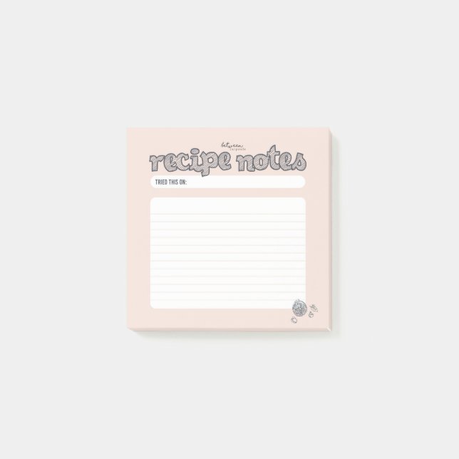 Bloco De Notas Jantar Notas de Receita Concluídas (Frente)