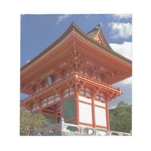 Bloco De Notas Japão, Quioto, Portão Elevado do Templo