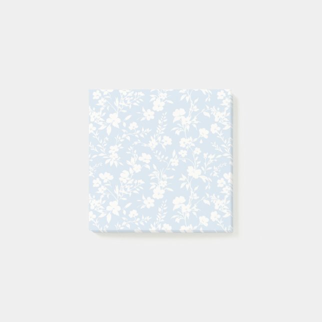 Bloco De Notas Jardim Botânico Neutro - Azul Pó (Frente)