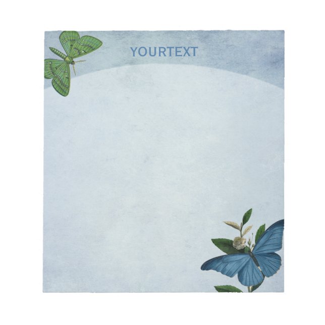 Bloco De Notas Jardim da Borboleta (Frente)