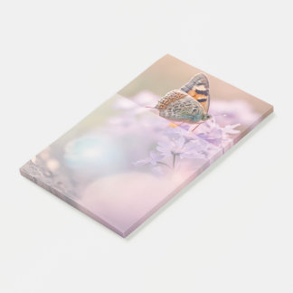 Bloco De Notas Jardim da Borboleta Pastel