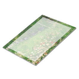 Bloco De Notas Jardim de Daubigny, Vincent Van Gogh.