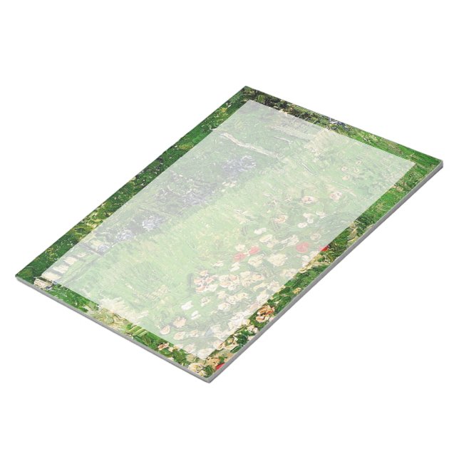 Bloco De Notas Jardim de Daubigny, Vincent Van Gogh. (Inclinado)