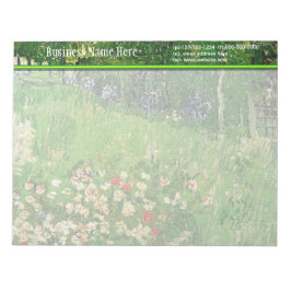 Bloco De Notas Jardim de Daubigny, Vincent Van Gogh.