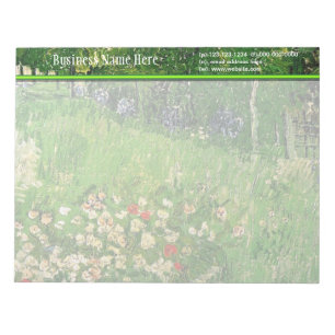 Bloco De Notas Jardim de Daubigny, Vincent Van Gogh.