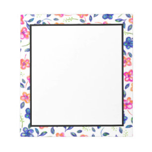 Bloco De Notas Jardim Flor