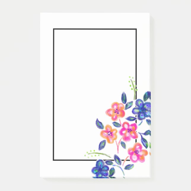 Bloco De Notas Jardim Flor (Frente)