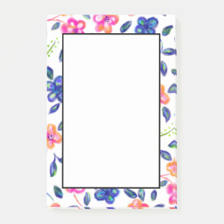 Bloco De Notas Jardim Flor