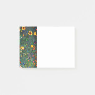 Bloco De Notas Jardim Flor Gustav Klimt