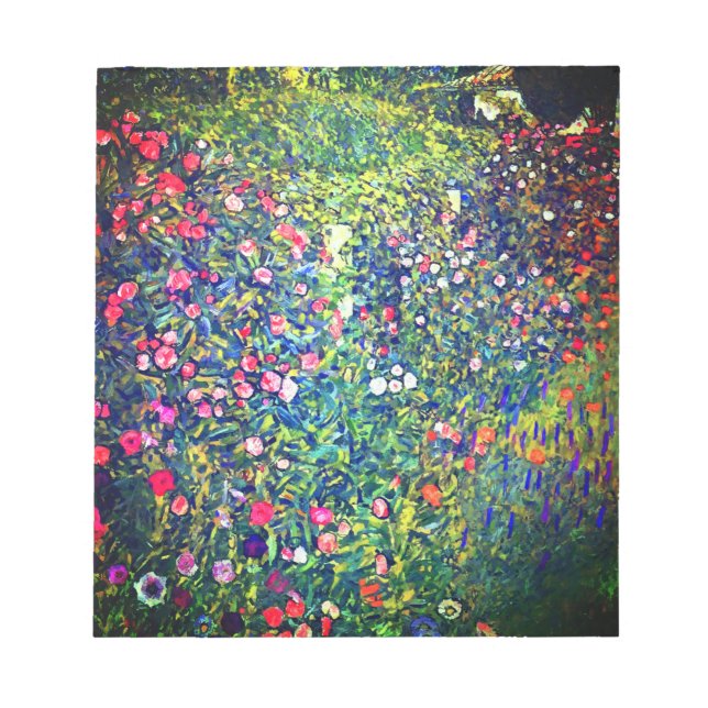 Bloco De Notas Jardim Italiano Gustav Klimt (Frente)