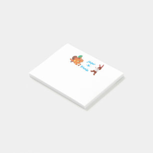 Bloco De Notas Jasper-n-Friends posta as notas