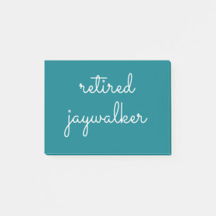 Bloco De Notas Jaywalker aposentado - Homens Sóbrios dão Mulheres