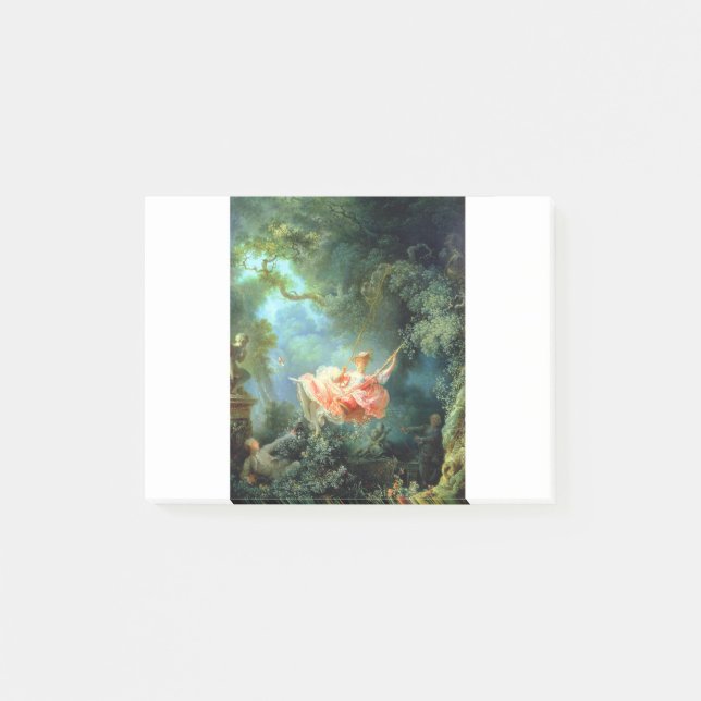 Bloco De Notas Jean Honore Fragonard The Swing (Frente)