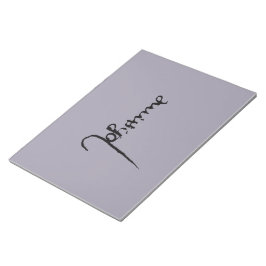 Bloco De Notas Jeanne d'Arc Saint Joan Heilige Johanna Signature
