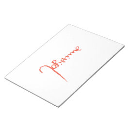 Bloco De Notas Jeanne d'Arc Santo Joan Heilige Johanna Signature