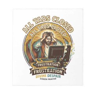 Bloco De Notas Jesus Acidentalmente Fechou Todas as Abas do Naveg